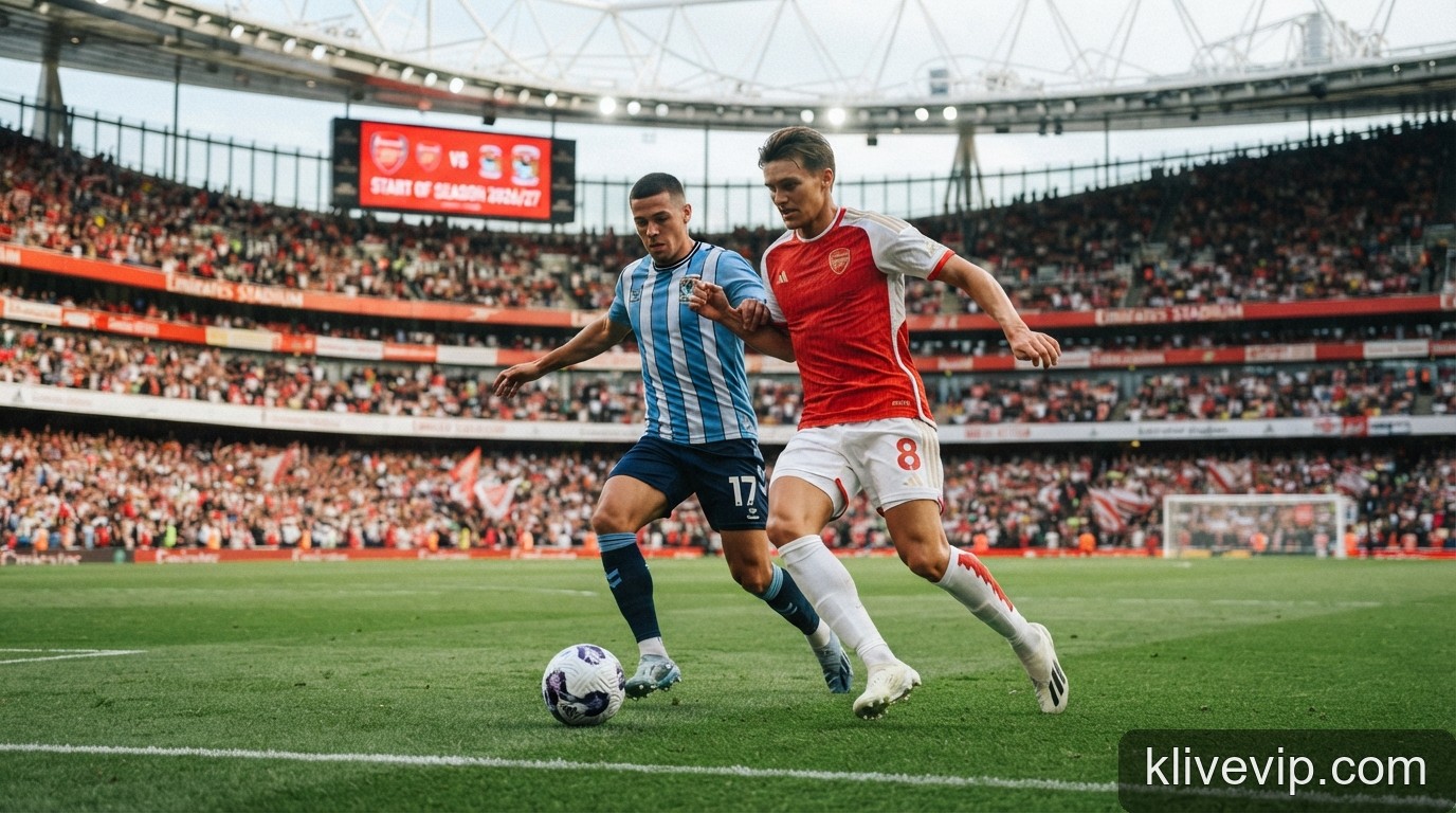 Ngoại hạng Anh 2026/27 khởi tranh: Arsenal đối đầu tân binh Coventry trong ngày khai màn